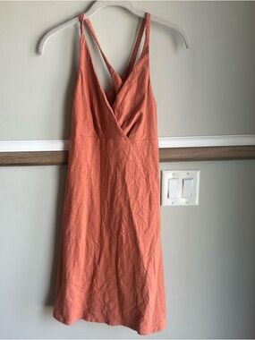 Patagonia Amber Dawn Dress orange Organic Cotton Sundress